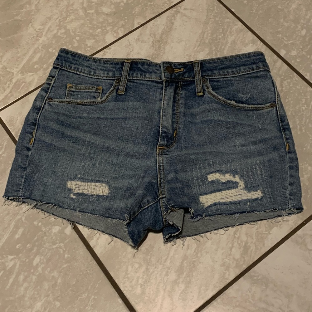 Denim shorts